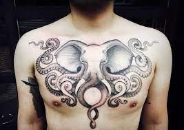 Elephant Octopus By Jess Mascitti At Graceland Tattoo In Brooklyn Ny Tattoos Original Tattoos Trendy Tattoos