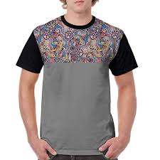 Amazon Com Mans T Shirts Tribal Mosaic Style Folk