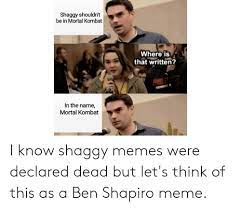 Daily), and the rest of the original cast coming back from the 1998 series. Ben Shapiro Meme Format