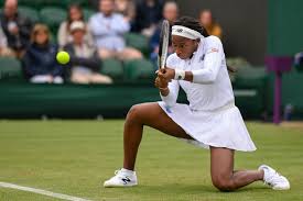Paris — it was the first grand slam singles quarterfinal match for both coco gauff and barbora krejcikova and, frankly, you could tell. Coco Gauff First Round The Championships Wimbledon 2021 Official Site By Ibm