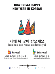 More images for happy new year in korean » How To Say Happy New Year In Korean Learn Korean With Fun Colorful Infographics Dom Hyo
