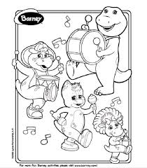 Coloring is a fun activity for children and it can boost their fine motor skills. 46 Barney Coloring Pages Png