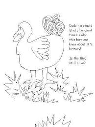 The magical guitar of tomas. Dodo The Stupid Bird Coloring Page