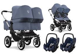 Bugaboo Donkey 3 Twin Set 3 In 1 With Maxi Cosi Twin Strollers Baby Girl Car Seats Bugaboo Donkey