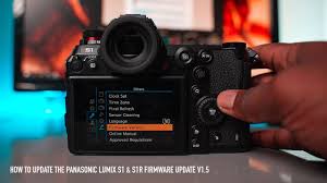How To Update The Panasonic Lumix S1 S1r Firmware Update V1 5 Youtube