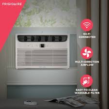 Your air conditioner cools the air inside your home by passing it over cold evaporator coils. Frigidaire 10 000 Btu Connected Window Air Conditioner White Fhww102wce