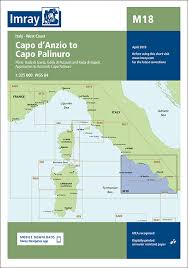 m18 capo danzio to capo palinuro imray chart