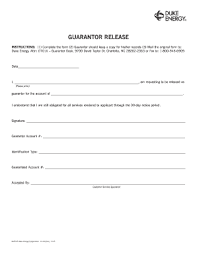 Guarantors are individuals who are assigned to help and support another individual who is applying for a loan or who will be getting into a lease. Guarantor Form Fill Out And Sign Printable Pdf Template Signnow