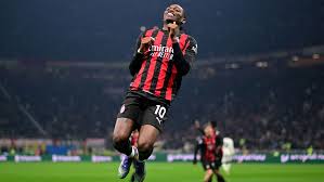 Leao strike fires Milan to the top of Serie A