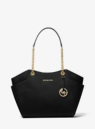Женская сумка мессенджер michael kors. Jet Set Large Saffiano Leather Shoulder Bag Michael Kors