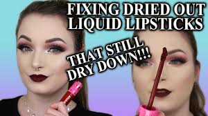 (watch in hd)here is a battle of the liquid lipsticks! How To Fix Dried Out Liquid Lipsticks That Still Dry Down Youtube