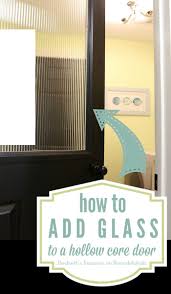 Traditional cedar sauna door with window r.o. Remodelaholic How To Add A Glass Window To A Hollow Core Door