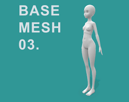 You should visit the original websites. 3d Anime Female Base Mesh 03 Cgtrader