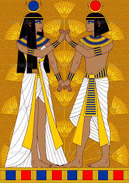Egyptian Couple Ancient Egypt Art Ancient Egyptian Costume Egyptian Drawings