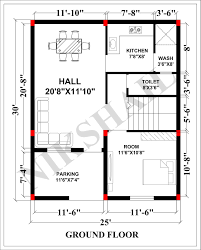 Maybe you would like to learn more about one of these? 25x30 House Plan With 3d Elevation 750 Sqft House By Nikshail 20x30 House Plans 2bhk House Plan Duplex House Plans