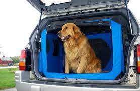 All about how to travel with a dog. Dog Riding In Cargo Area Of Suv Setup Puppy Forum And Dog Forums