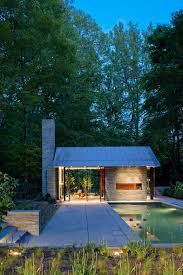 Gurney architect, this beautiful contemporary pool house located in suburban washington, d.c. Contemporary Garden Pavilion Pool House Idesignarch Interior Design Architecture Interior Decorating Emagazine