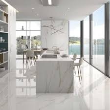 An Amazing Large Format Porcelain Tile From Itt Ceramic Bv Tile And Stone The Marble Look W White Marble Kitchen Marble Interior Marble Tile Floor Kitchen