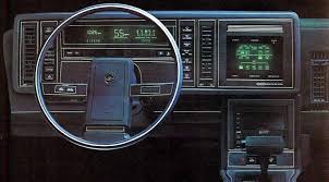Buick Riviera De 1987 El Primer Coche Con Pantalla Tactil Futuristic Cars Interior Digital Dashboard Buick Riviera