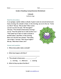 Over 100 free children's stories followed by comprehension exercises, as well as worksheets focused on. Comprehension Worksheets Grade 9 Reading Comprehension Worksheets Best Coloring Pages For