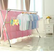 Clothing racks foldable for easy storage garment racks holds up for 36 hangers. Foldable Clothes Drying Rack Shopee Philippines