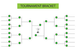Tournament Bracket Blank Template Vector Download Free
