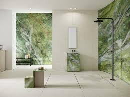 157 bathroom marble walls design photos and ideas. Big Porcelain Slabs Ultra Marmi Brilliant Green Marble Effect