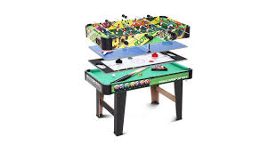 Find the table that meets your gaming needs. Dick Smith Air Hockey Pool Snooker Table Table Tennis Table Soccer Games Table 4 In 1 Books Magazines Children Young Adults Books Educational Learning Toys