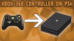 How To Use An Xbox 360 Controller On Ps4 Connect And Xbox 360 Controller On Ps4 Xbox Controller Ps Youtube