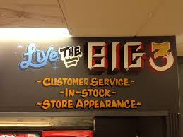 Live The Big 3 Hand Painted For The Home Depot Custom Letters Neon Signs Hand Painted