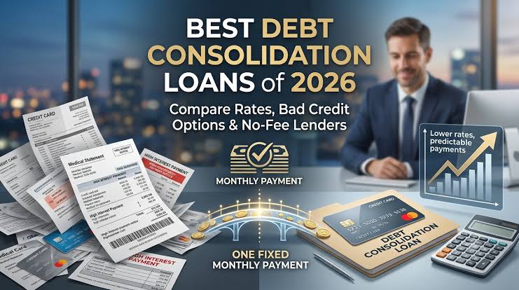 Best Debt Consolidation Loans of 2026: Compare Rates, Bad Credit Options & No-Fee Lenders
