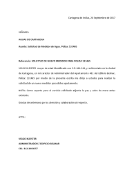 Activó su plan de contingencia para reparar la rotura en un tramo de tubería matriz de conducción de agua cruda que se registró en el barrio ceballos y afecta al. Carta Aguas De Cartagena