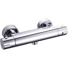 For a shower, that is almost always going to be a faucet with washers. The Chi S 2 Handle Thermostatic Shower Valve Trim Wall Mount Us Standard Plumbing Exposed Shower Faucet With Constant Temperature Water