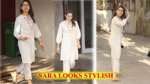 Sara Ali Khan Beats The Heat In Casual White Kurta Post Pilates Session Youtube Apart from frequently visiting the gym, the actress. sara ali khan beats the heat in casual white kurta post pilates session