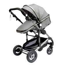 Black And Gold Carriage Pin On Baby Strollers 3 In 1