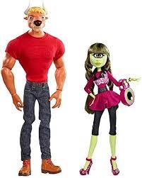 SDCC 2014 Exclusive Monster High Manny Taur & Iris Clops 2-Pack with Bonus  Varsity Jacket and Sneak Preview