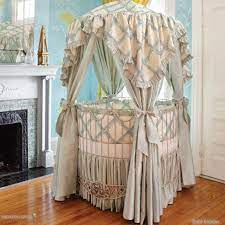 Canopy beds are a beautiful and elegant addition to any bedroom. 20 Totally Extravagant Fantasy Home Furniture Pieces Round Baby Cribs Baby Crib Designs Crib Canopy