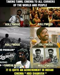 Everyone knows hollywood, some may know bollywood but how many know the answers to what are sandalwood, kollywood, tollywood and mollywood? TÊ€á´ÊŸÊŸ Vip On Twitter Probably The Only South Indian Actor Who Worked In Highest Number Of Film Industry Kollywood Bollywood Tollywood Mollywood Sandalwood Hollywood Defenitely I Wil Say Future Belongs To Him Advance Birthday Wishes Dhanush