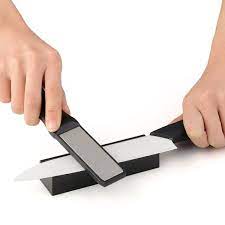 Lay a towel on an even surface and then place the clean to ol sharpener. How To Sharpen Ceramic Knives