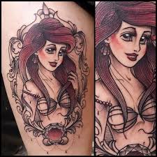 I Absolutely Love This Tattoo Ariel Thigh Tattoo Disney Tattoo Little Mermaid Tattoo Tattoos Little Mermaid Tattoo Disney Tattoos