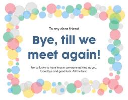 I miss you greeting cards. 10 Best Good Bye Cards Printable Printablee Com