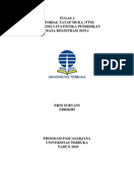Check spelling or type a new query. Tugas 2 Ttm Erni Suryanii 530028389 Statistika Pendidikan