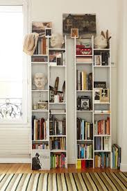 Bookcase Ideas Bookshelves For Small Spaces Small Space Living Room Minimalist Bookcase