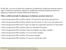 Walmart interview questions vary depending on the exact job, so you need to review the job description to find out what's important for the precise role. Top 10 Pharmacy Technician Assistant Interview Questions And Answers