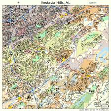 Vestavia Hills Alabama Street Map 0178552
