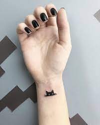 Hình xăm mini mèo đen. Hinh XÄƒm Con Meo Tháº§n Tai Ä'áº¹p 1001 Tattoo Meo Mini
