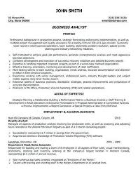 business analyst skills resume very