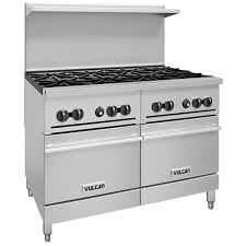 I have a 5 burner gas range with an oval center burner. Vulcan 48ss 8bn Endurance Natural Gas 8 Burner 48 Range With 2 Standard Ovens 286 000 Btu