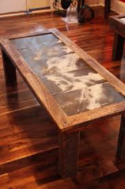 Reclaimed Roofing Slate Top Coffee Table Etsy Slate Top Coffee Table Coffee Table Slate Roof Tiles