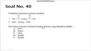 Soalnya diambil dari soal un berbasis kertas, tetapi. Pembahasan Soal Un 2017 Kimia No 40 Youtube